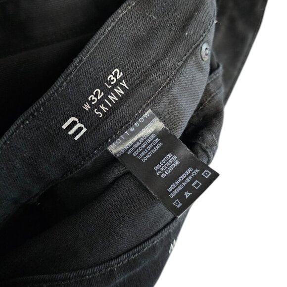 Mott & Bow Men's Slim Black Jeans - Picture 8 of 9